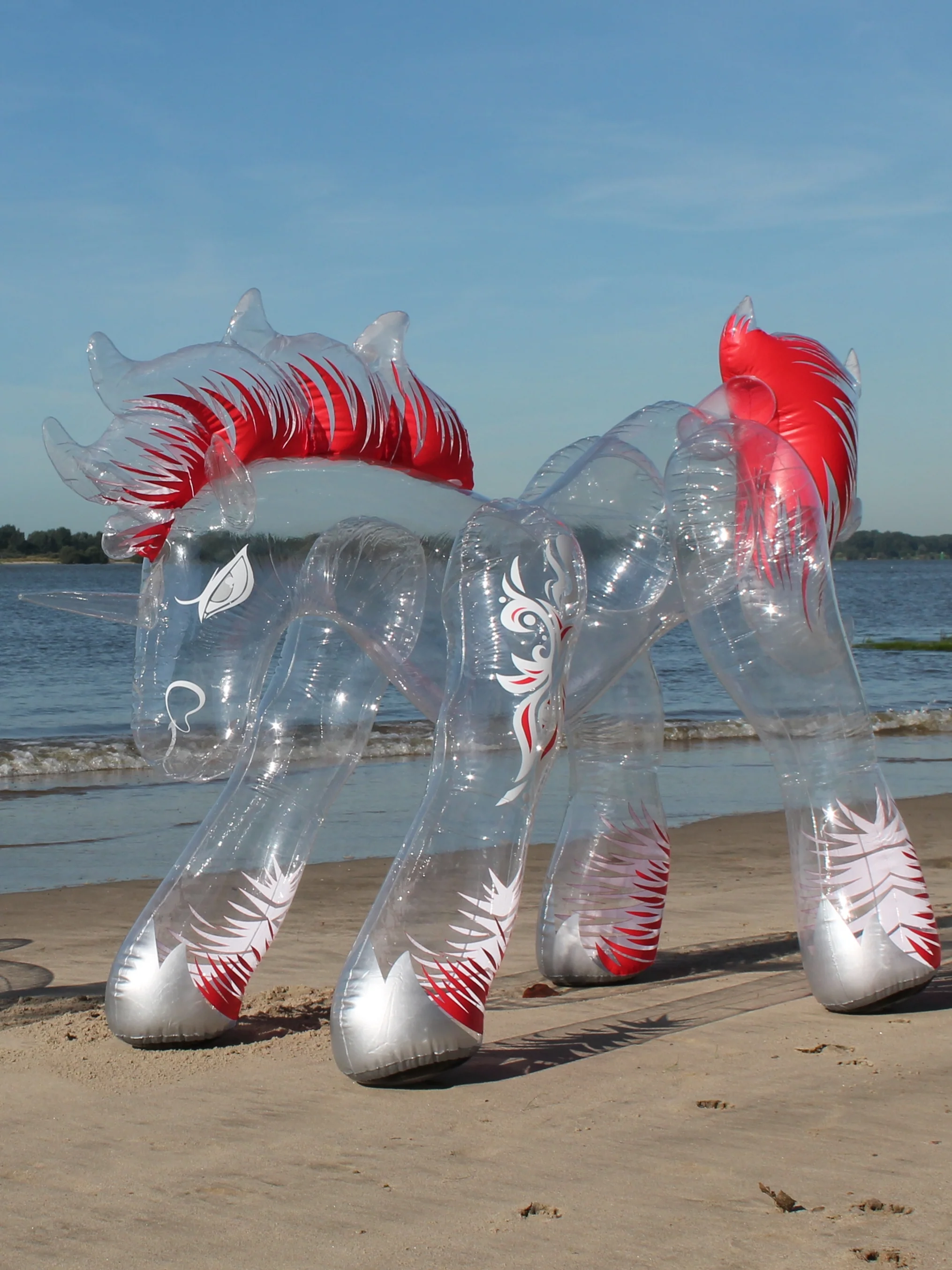 Night Fire - the inflatable gothic unicorn - Image 5