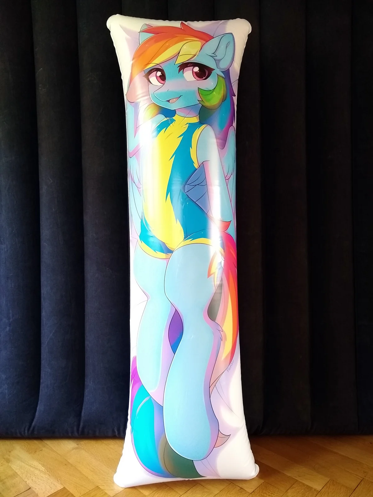 Rainbow Dash by Fensu - Inflatable body pillow - Image 4