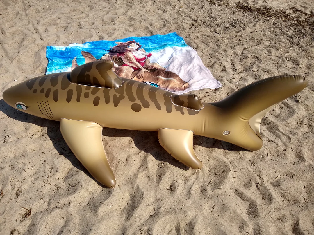 Tarni - Inflatable Sand Shark by Kittell Fox - Image 5